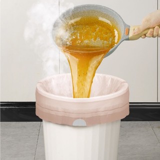 Túi đựng rác dây rút đáng tin cậy PE dày chống rách - Túi đựng rác dùng một lần hạng nặng chống rò rỉ Phòng tắm nhà bếp Văn phòng