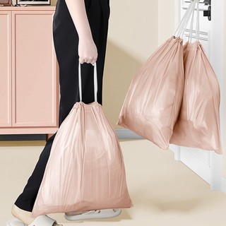 Túi đựng rác dây rút đáng tin cậy PE dày chống rách - Túi đựng rác dùng một lần hạng nặng chống rò rỉ Phòng tắm nhà bếp Văn phòng