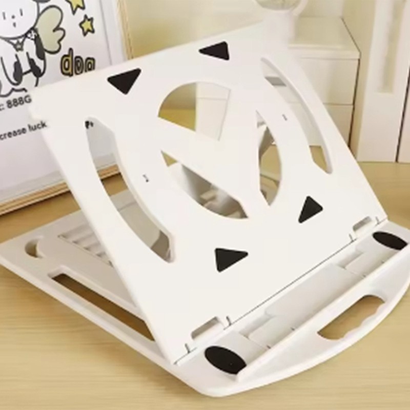 Giá đỡ máy tính xách tay Xoay 360 di động Góc tiện dụng Giá đỡ máy tính xách tay bằng nhựa có thể điều chỉnh chiều cao Giá đỡ máy tính xách tay