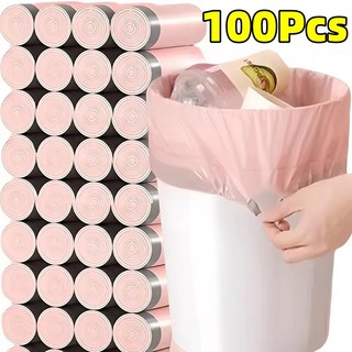 Túi đựng rác dây rút đáng tin cậy PE dày chống rách - Túi đựng rác dùng một lần hạng nặng chống rò rỉ Phòng tắm nhà bếp Văn phòng