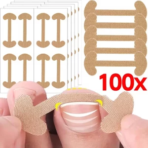 100 Miếng dán móng chân dính để chỉnh sửa móng tay mọc ngược - Dải điều trị móng tay chống nhiễm trùng - Ứng dụng dễ dàng Dụng cụ chăm sóc bàn chân dùng một lần
