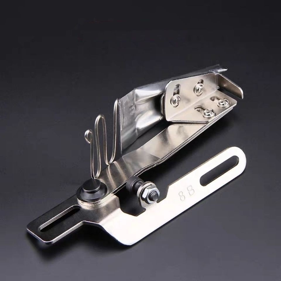 8B Xe Cao Cấp Kéo Ống Viền Khung Định Vị Hemming Khung Cán Bóng Dán Định Vị Thông Thường Phụ Kiện Máy May TNWH