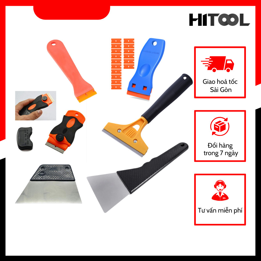 Có hỏa tốc Dao cạo keo Decal, phim cách nhiệt cũ Hitool nhiều mẫu