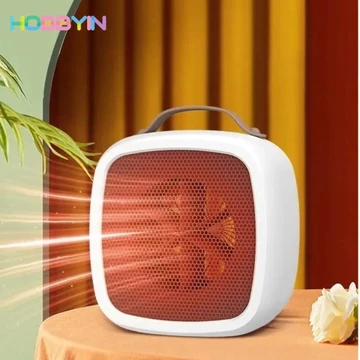 Máy sưởi điện HOBBYIN, Quạt sưởi ấm Máy sưởi nhanh Máy sưởi ấm để bàn Máy sưởi không khí ấm áp, Mini cầm tay 500W Tiếng ồn thấp Cắm máy sưởi văn phòng Hộ gia đình