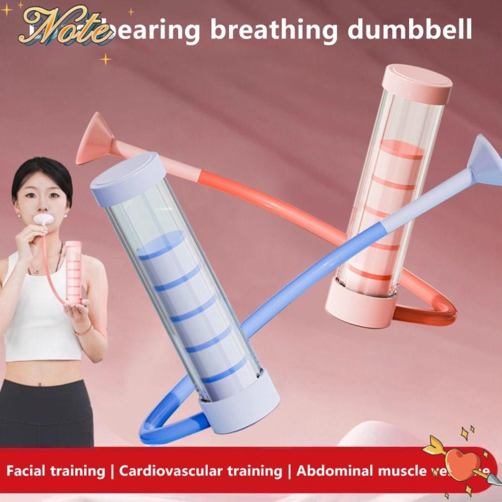Máy tập thở với quả tạ và màng bụng điều chỉnh được, hỗ trợ huấn luyện sức chứa phổi và cơ bụng.