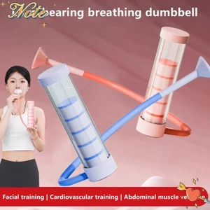 Máy tập thở với quả tạ và màng bụng điều chỉnh được, hỗ trợ huấn luyện sức chứa phổi và cơ bụng.