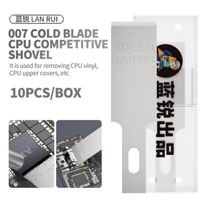 LANRUI 007 Lưỡi Lạnh CPU Cạp Cho Điện Thoại Di Động Sửa Chữa Keo Loại Bỏ CPU Delamination Keo Cắt Chip Prying Scraper Tool