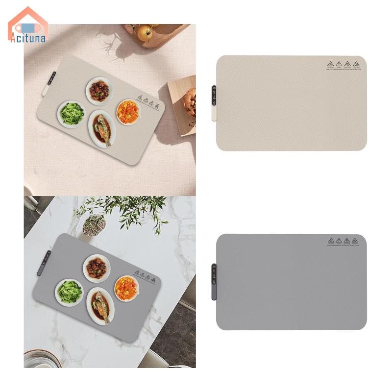 Khay sưởi ấm điện Ấm thực phẩm 300W Giữ ấm thực phẩm Làm nóng nhanh Placemat Tấm sưởi ấm cho tân gia Nhà hàng tại nhà