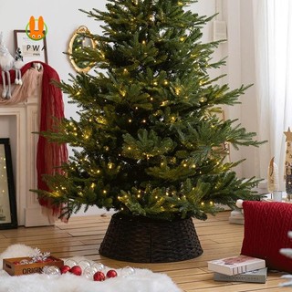 Váy cây thông Noel tròn - Trang trí giỏ cổ điển cho chân cây