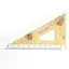 LAKAM 4 Cái / bộ Bộ Thước Mềm, Dụng Cụ Vẽ Đồ Dùng Văn Phòng Capybara Bộ Thước, Acrylic Sáng Tạo Dễ Thương Hoạt Hình Thước Thẳng