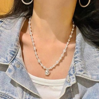 [ DAISYN ] N1039 vòng cổ ngọc Vàng tươi có mặt sang trọng , dây chuyền ngọc trai nhân tạo , chuỗi hạt ngọc