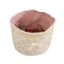 Hộp lưu trữ CHEESELY, Giỏ đựng đồ để bàn nơ trái tim tình yêu, Bông chăn dễ thương Khung lưu trữ tròn dung tích lớn Trang trí nhà cửa