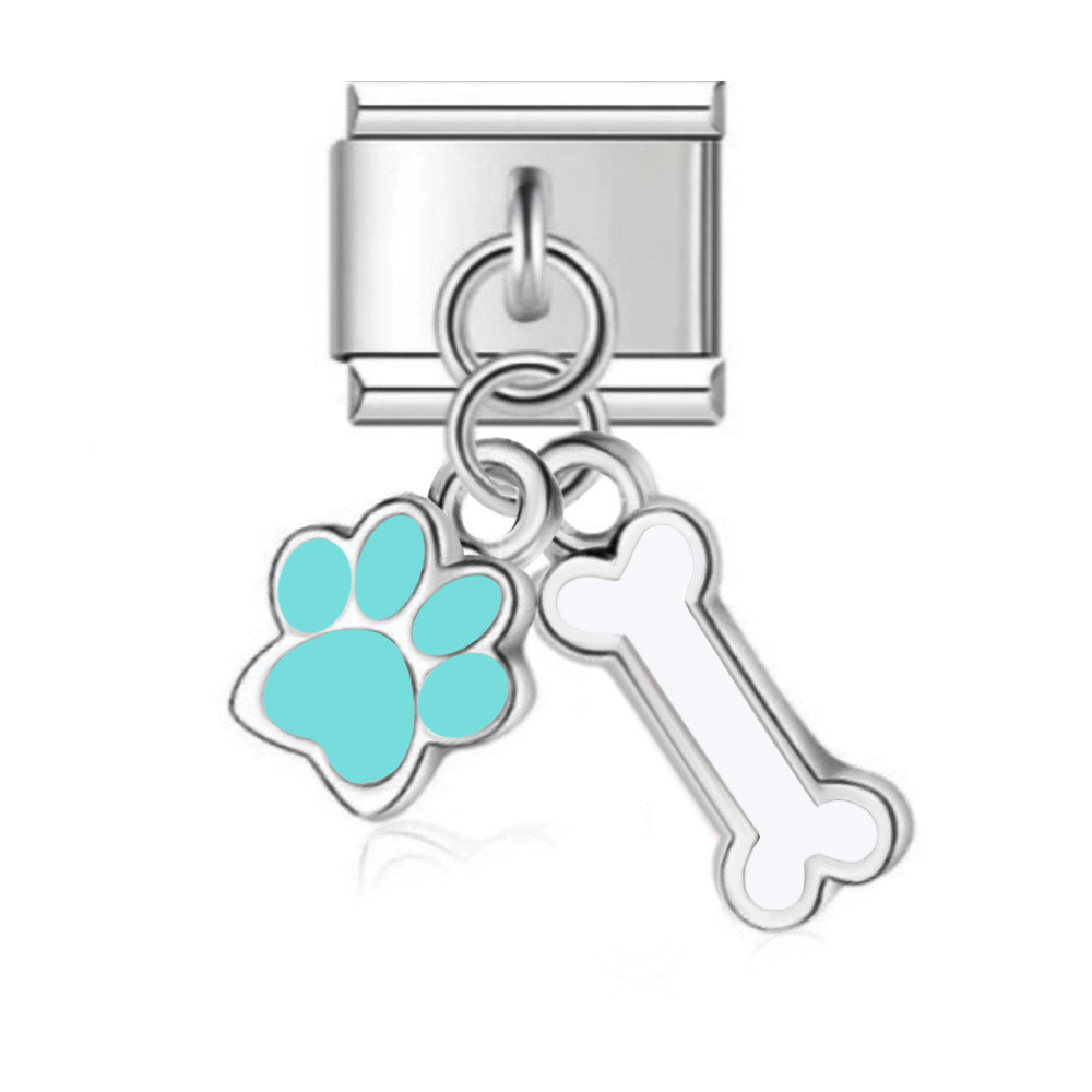 Vòng tay thép titan series Paw đầy màu sắc, thiết kế module dễ điều chỉnh
