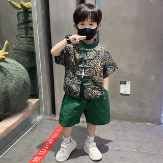 Trẻ Em Han Quần Áo Mùa Hè Trẻ Em Bé Một Tuổi Đầm Mới Phong Cách Trung Hoa Phong Cách Trung Hoa Cổ Trang Phục Đường Phù Hợp Với Trang Phục Mùa Hè Hiệu Suất Trang Phục 25.9.8