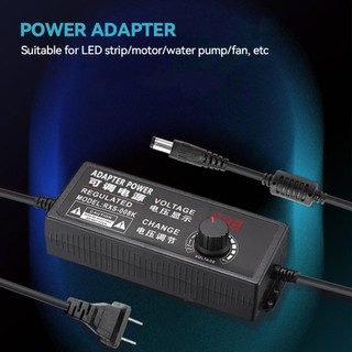 LOOKSHOW 3V-12V 24V 36V 2A 3A 5A Có Thể Điều Chỉnh AC Adapter Nguồn Biến Áp Cao Kết Nối Với DC Nữ Cá Sấu Kẹp L3R4