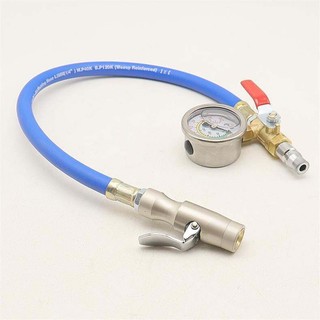 Máy bơm hơi đa năng mới nhất, tự khóa, đo áp suất lốp xe, khí, dầu, bơm nhanh tiện dụng