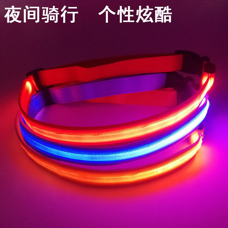 Sạc USB LED dạ quang, dây leo chỉ báo, phù hợp chạy ban đêm và xe đạp ngoài trời