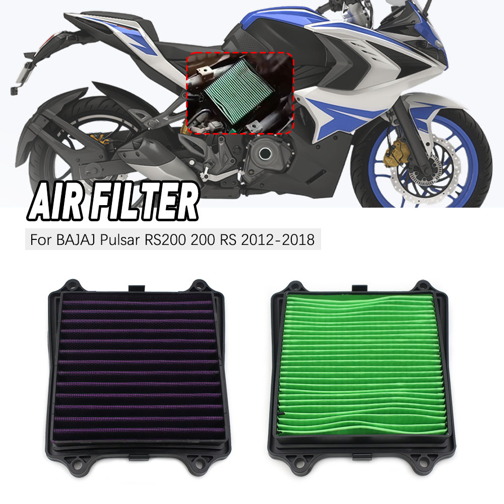 Dành Cho Bajaj Pulsar RS200 2012-2018 Phụ Kiện Xe Máy Lọc Không Khí Phần Tử Hút Bụi