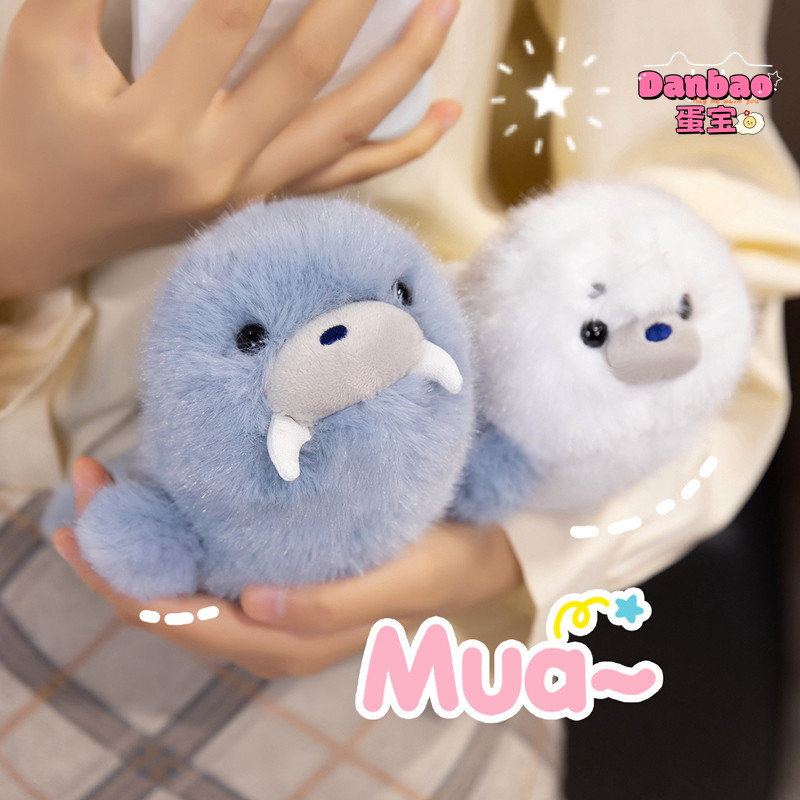 ((DANBAO) Happy Ocean Pet Đồ chơi sang trọng Con dấu dễ thương Búp bê cá mập sát thủ cá voi Chất liệu cá heo Quà tặng mềm cho trẻ em Quà tặng sinh nhật