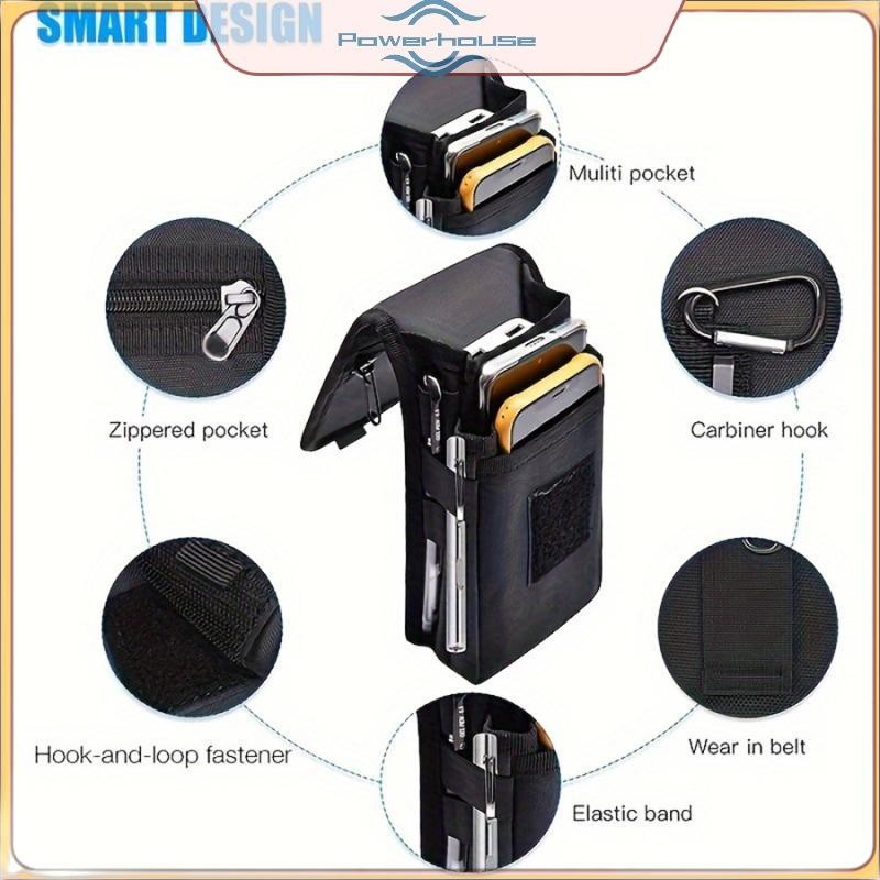 POWER Túi đựng điện thoại di động Túi thắt lưng thông thường Túi chèn bút Flip Top Điện thoại di động Túi thắt lưng Túi đeo thắt lưng Điện thoại di động.