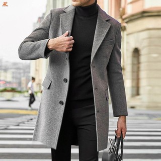 Áo Khoác Len Mùa Đông Phong Cách Cổ Điển, Thích Hợp Công Sở và Hàng Ngày