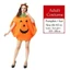 Halloween Pumpkin Grament Costume Cosplay Clothing Hat Set Halloween Party Supply