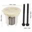Bộ hộp mực lò xo YRBWD, Nắp cuối màu trắng ABS Nhựa RV Bộ hộp mực lò xo nhà vệ sinh, Bu lông linh kiện thay thế 385236096 Phụ tùng thay thế nhà vệ sinh Vacuflush