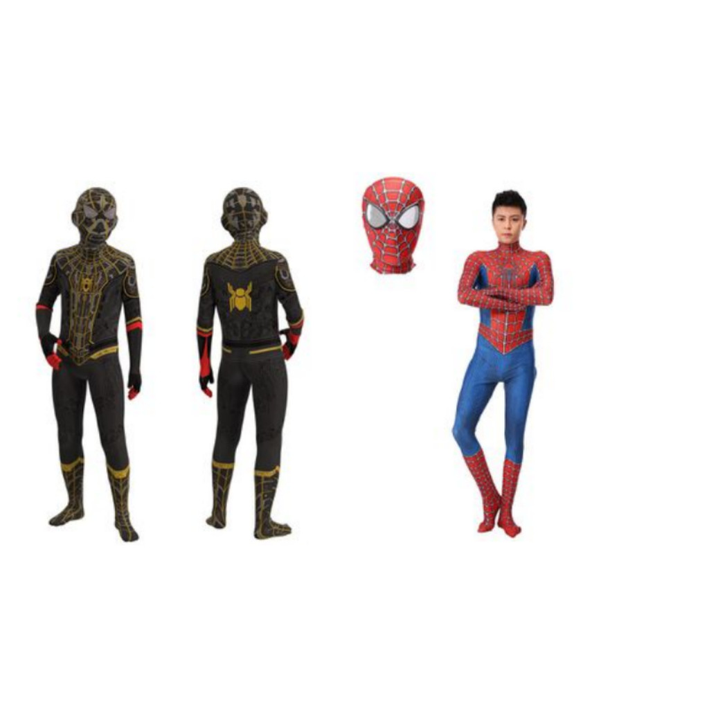 Raimi Spider-Man cosplay cho người lớn và trẻ em - Áo liền quần zentai phù hợp Halloween
