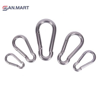 Bigdealssuper 304 Lò xo thép không gỉ Carabiner Snap Hook Móc khóa Liên kết nhanh Khóa siêu