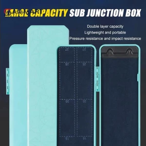 Bigdealssuper Hộp Cáp Câu Cá Đơn Giản Cạnh Tranh Móc Câu Cá Hộp Bảo Quản Câu Cá Hố Đen Siêu