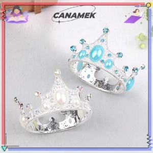 Vương miện kim loại cotton cổ điển - phụ kiện thời trang cho búp bê