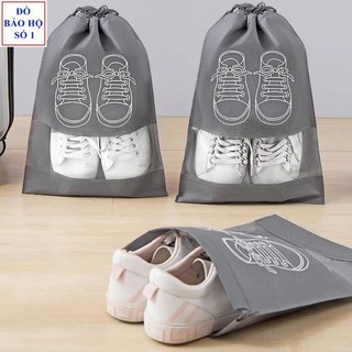 Túi Đựng Giày Dép Du Lịch Có Dây Treo Vali, Túi Bảo Quản Giày Dép Chống Bụi Bẩn Ẩm Mốc