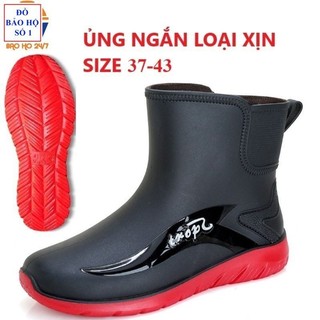 Ủng ngắn đi mưa, size 36 - 43, đế cứng, lý tưởng cho làm vườn và phượt baoho247