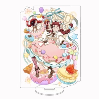 The "Bungou Stray Dogs" standees and collectibles are related to the anime "Dazai Osamu, Edogawa, Ranpo, Akutagawa