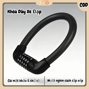 Khóa xe đạp, Năm chữ số mật khẩu khóa, Khóa cửa xe máy, Khóa chống trộm, Cáp thép dày chống cắt