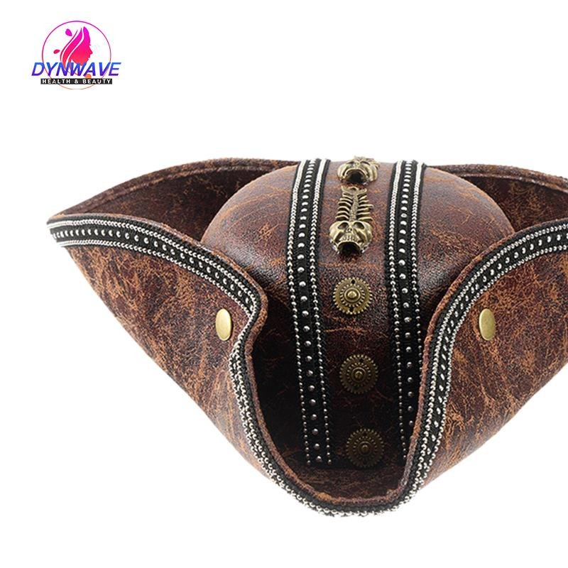 Mũ cướp biển băng đô vintage da PU thoải mái, mới lạ
