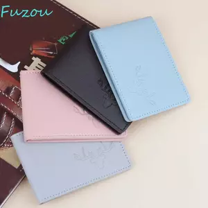 Hộp đựng thẻ tín dụng FUJIOU Ví di động bền bỉ Thư mục chứng chỉ Tài liệu lái xe Hộp đựng thẻ ID màu kẹo