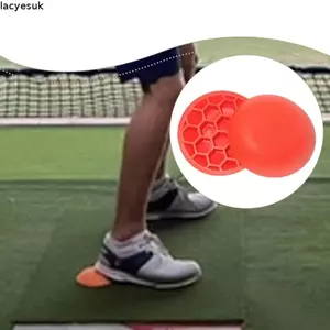 LACYESUK Golf Swing Force Plate, Rubber Power Pad Corrector Tư Thế Hỗ Trợ Huấn Luyện Golf, Cải Thiện Cân Bằng Dừng Trượt Golf Trọng Lượng Chuyển Đĩa Trò Chơi Thực Hành