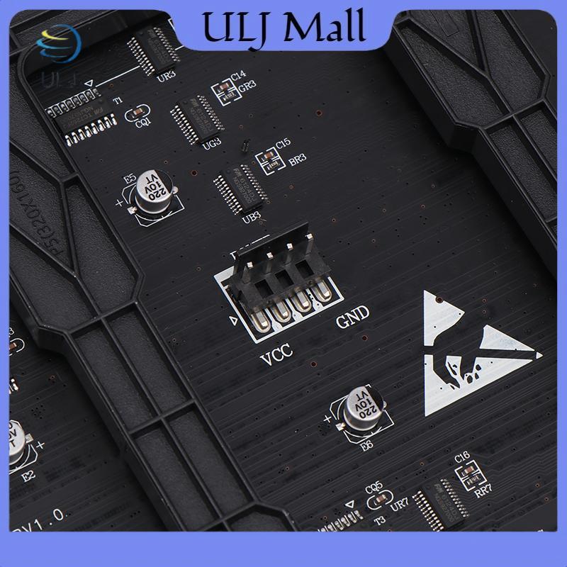 Màn hình hiển thị LED đầy đủ màu ULJ P5 SMD Mô-đun RGB HUB75 Đèn LED kỹ thuật số Đèn LED trong nhà Tường Video Bảng đơn vị màn hình lớn.