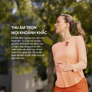 DJI Mic Mini 2 Chính Hãng Thu Âm Không Dây Nhỏ Gọn Khử Ồn 2 Cấp Độ Màu Sắc Trẻ Trung Gọn Nhẹ Linh Hoạt