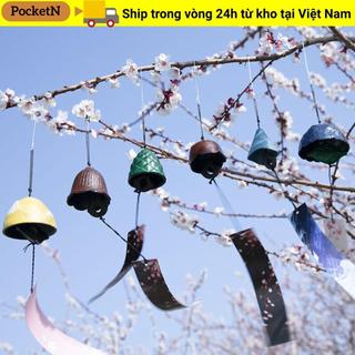 Chuông gió gang kim loại, treo Trung Quốc, phong cách Nhật Bản, trang trí sân vườn, đồ trang trí cổ điển, bền bỉ
