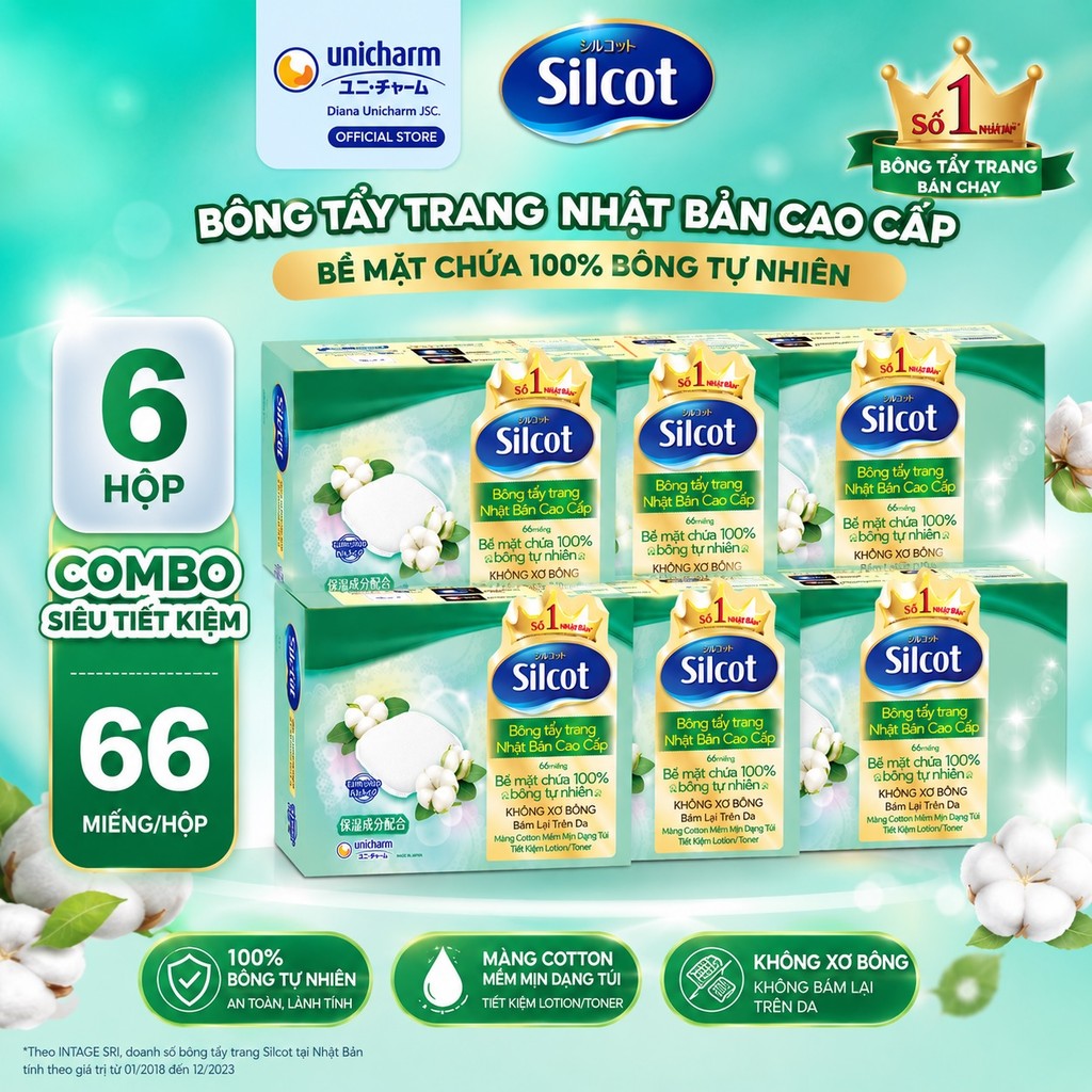 Silcot - Bông Tẩy Trang Chính Hãng, Giá Tốt, Đảm Bảo | Shopee Việt Nam