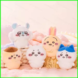 PS1 Chiikawa Usagi Hachiware Loki Plushie Hoạt Hình Dễ Thương Anime Biểu Hiện Gấu Sang Trọng Túi Búp Bê Charm SP1
