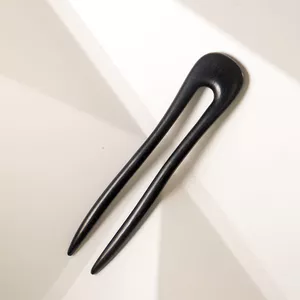 WHX-Áo Tóc Gỗ Đàn Hương Đỏ Xác Thực Kẹp Tóc Hình Chữ U Cây Mun Phong Cách Cổ Điển