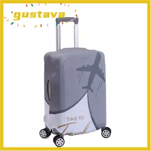 Vỏ bọc bụi xe đẩy GUSTAVA, Vỏ bảo vệ hành lý họa tiết động vật, Phụ kiện du lịch Vỏ vali co giãn cho chó mèo