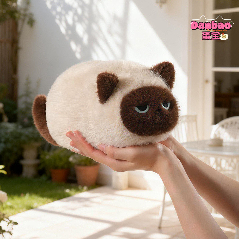 [DANBAO] Ngáy Sneaking Kitten Đồ chơi sang trọng Búp bê mèo đen dễ thương Búp bê an ủi mèo Xiêm Chất liệu mềm Quà tặng cho trẻ em Quà tặng sinh nhật Đồ chơi DANBAO