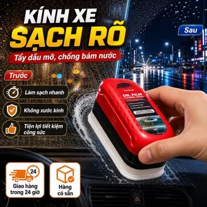 🔥Giá sốc Kem chống mờ tẩy dầu mỡ kính ô tô | Cọ vệ sinh kính chắn gió | Tiện lợi, tiết kiệm công sức | chống bám nước