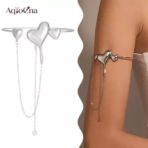 AqToCna Thời Trang Punk Cuộn Có Thể Điều Chỉnh Cánh Tay Vòng Tay Nữ Trang Sức Ai Cập Có Thể Điều Chỉnh Cánh Tay Vòng Tay AqToCna