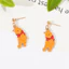 Hoạt Hình Nhật Bản Dễ Thương Anime Winnie the Pooh Hợp Kim Dầu Nhỏ Giọt Bông Tai Trang Sức