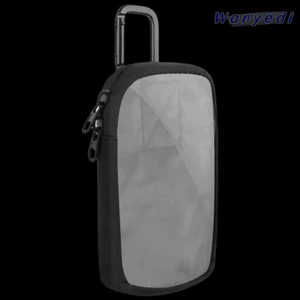 Túi lưu trữ WANYEDI MP3 MP4, Túi đựng máy nghe nhạc TPU màu đen, Vải tiện dụng Tay áo máy nghe nhạc chống sốc hàng ngày